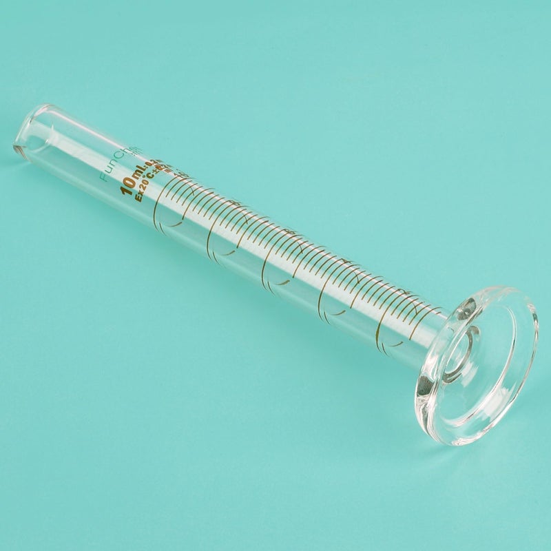 FunChem 3-Pack Borosilicate Glass Graduated Cylinder Measuring Cylinder, 10 ml - Image 4
